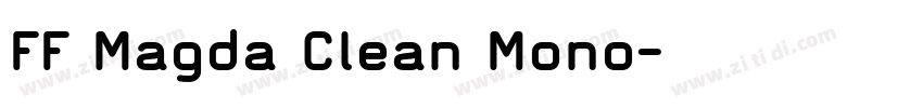 FF Magda Clean Mono字体转换